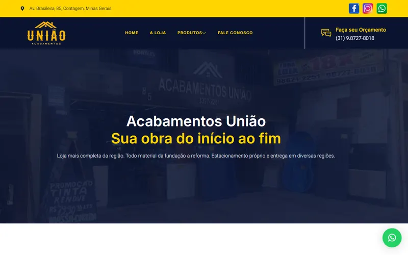 Site da Depósito União