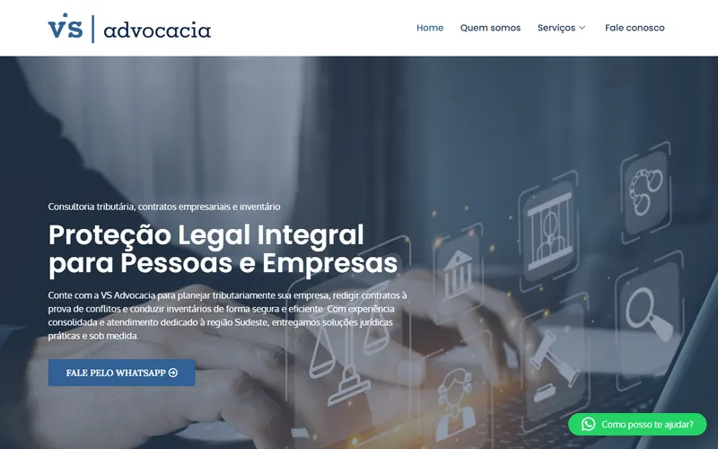 Site da Advocacia VS
