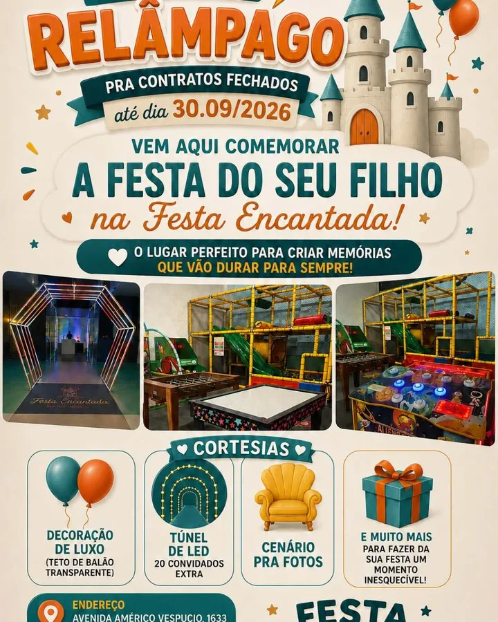 Anúncio 2 da Festa Encantada