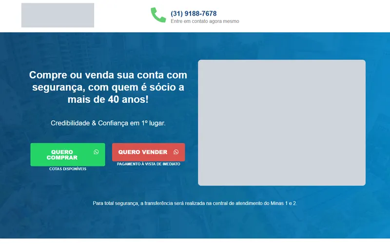 Site da Cota d'Minas
