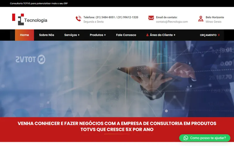 Site da FL Tecnologia