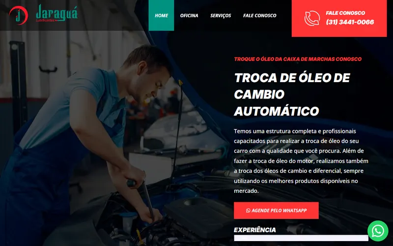 Site da Jaraguá Lubrificantes