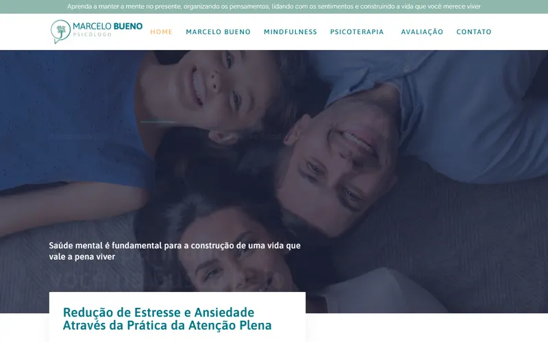 Site da Psicólogo Marcelo Bueno