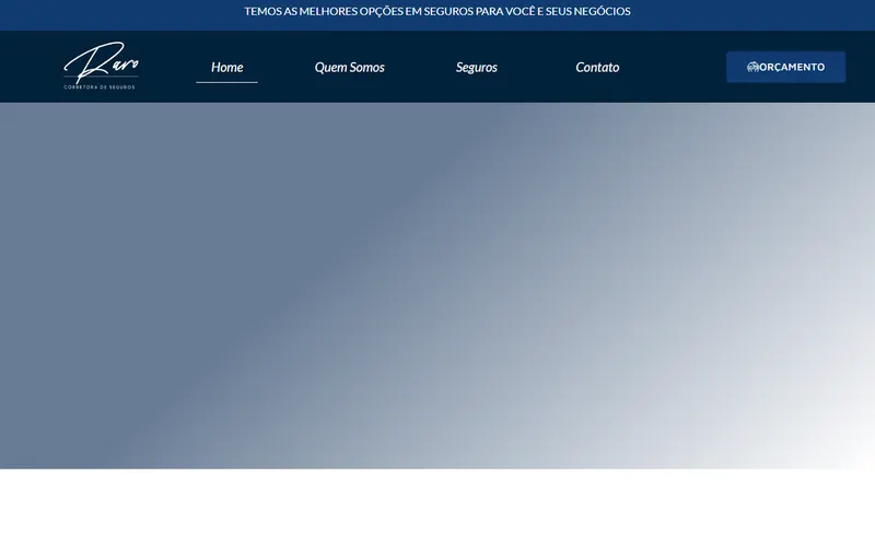 Site da Raro Seguros