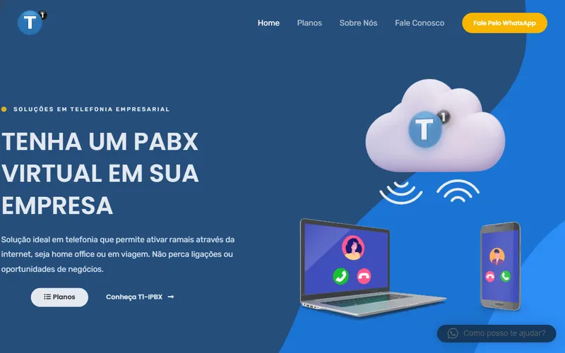 Site da T1 IPBX